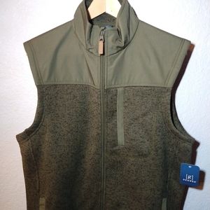 Men's sweater fleece vest